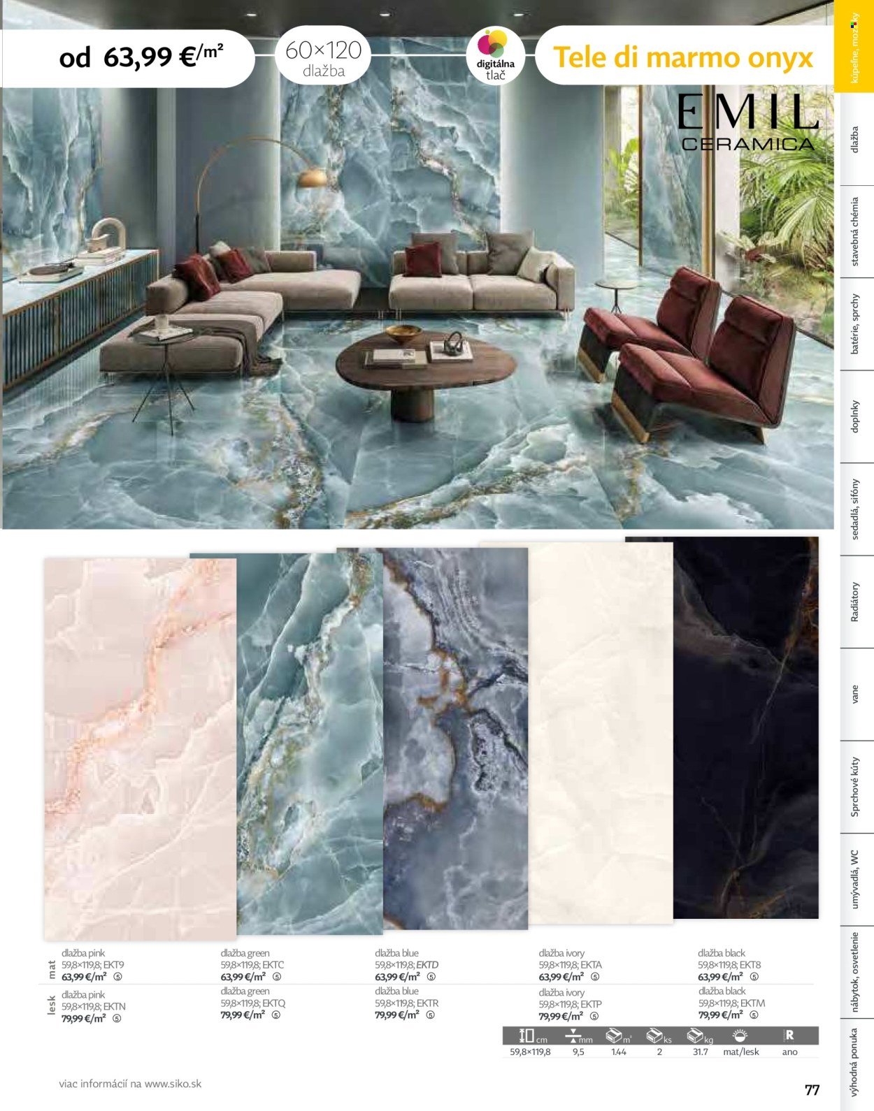 SIKO leták - Kúpeľne 2025/2026 (2025-09-07) | 77