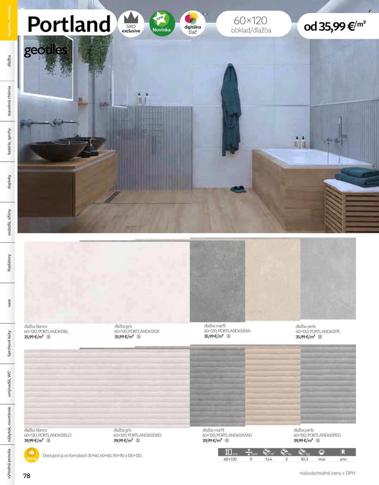 SIKO leták - Kúpeľne 2025/2026 (2025-09-07) | 78