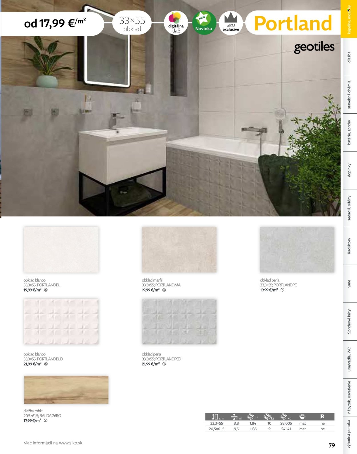 SIKO leták - Kúpeľne 2025/2026 (2025-09-07) | 79