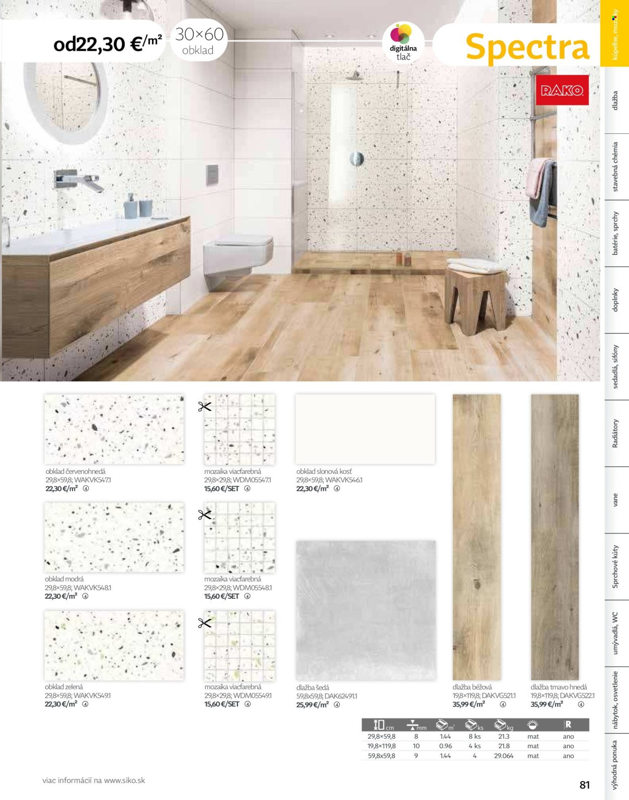 SIKO leták - Kúpeľne 2025/2026 (2025-09-07) | 81