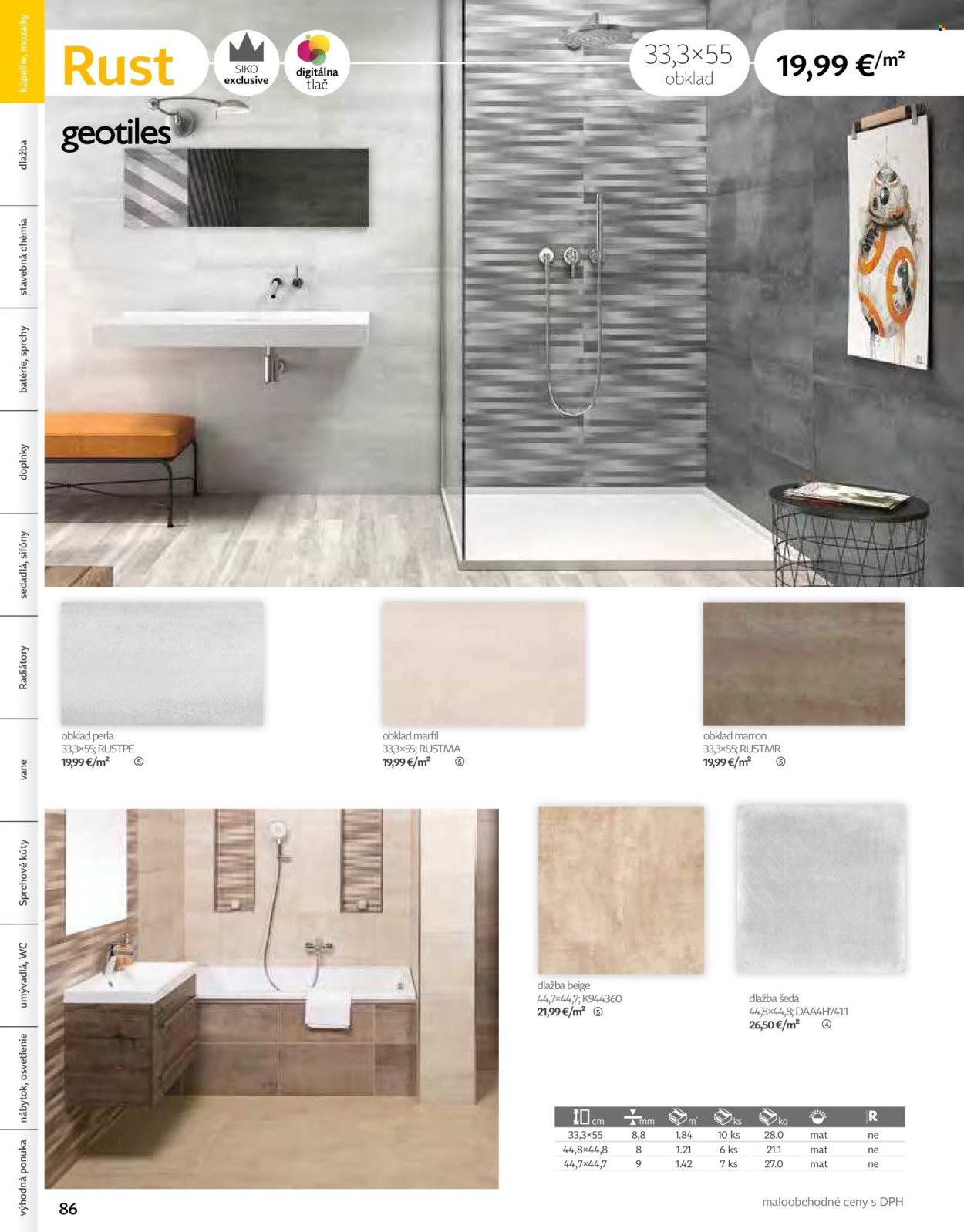 SIKO leták - Kúpeľne 2025/2026 (2025-09-07) | 86