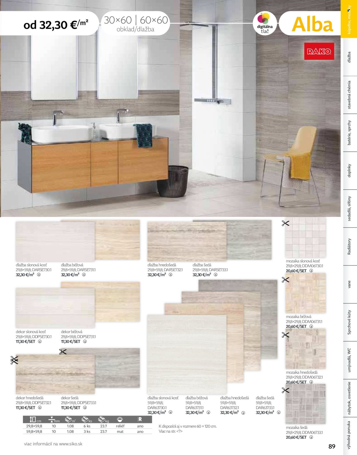 SIKO leták - Kúpeľne 2025/2026 (2025-09-07) | 89