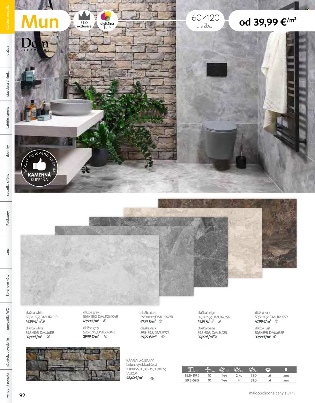 SIKO leták - Kúpeľne 2025/2026 (2025-09-07) | 92