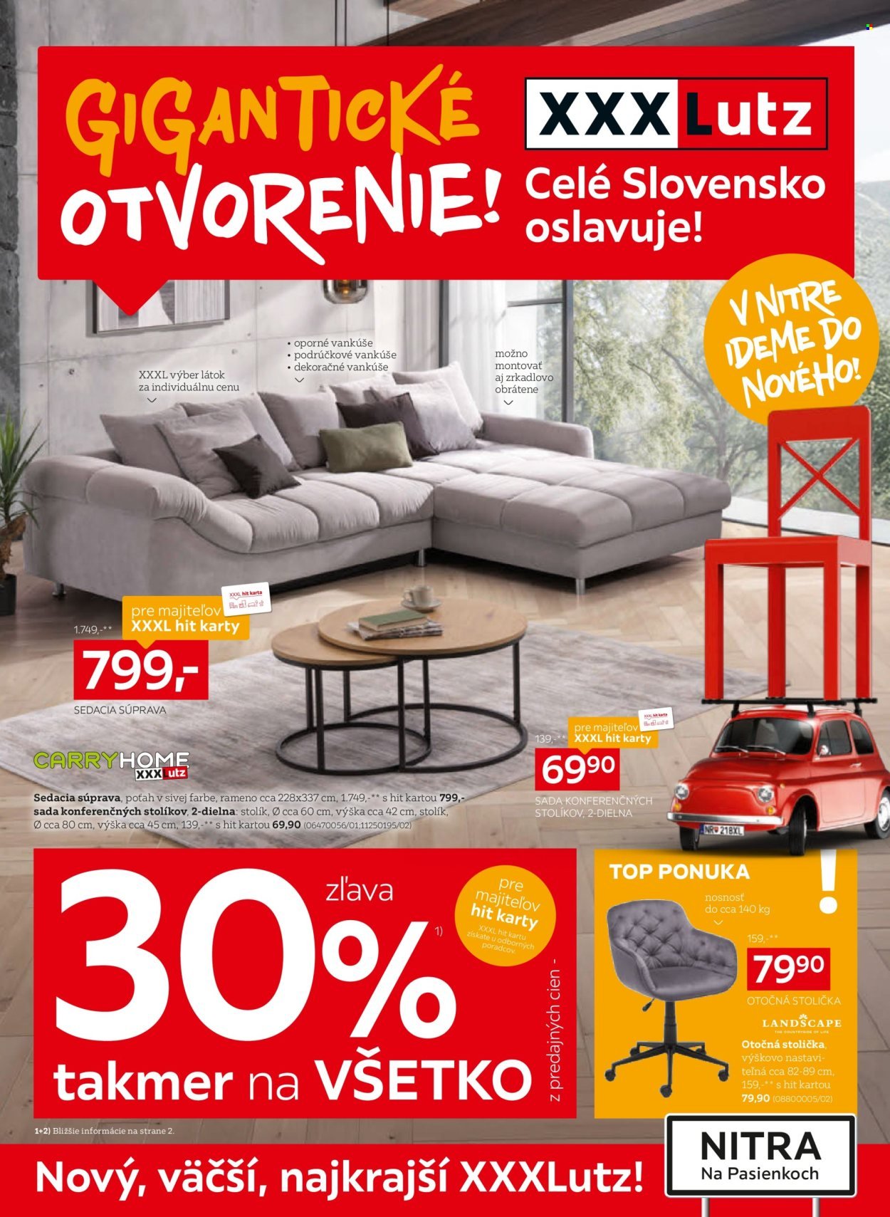 XXXLUTZ leták - Zľava 30% na takmer všetko (2025-09-01 - 2025-09-14) | 1