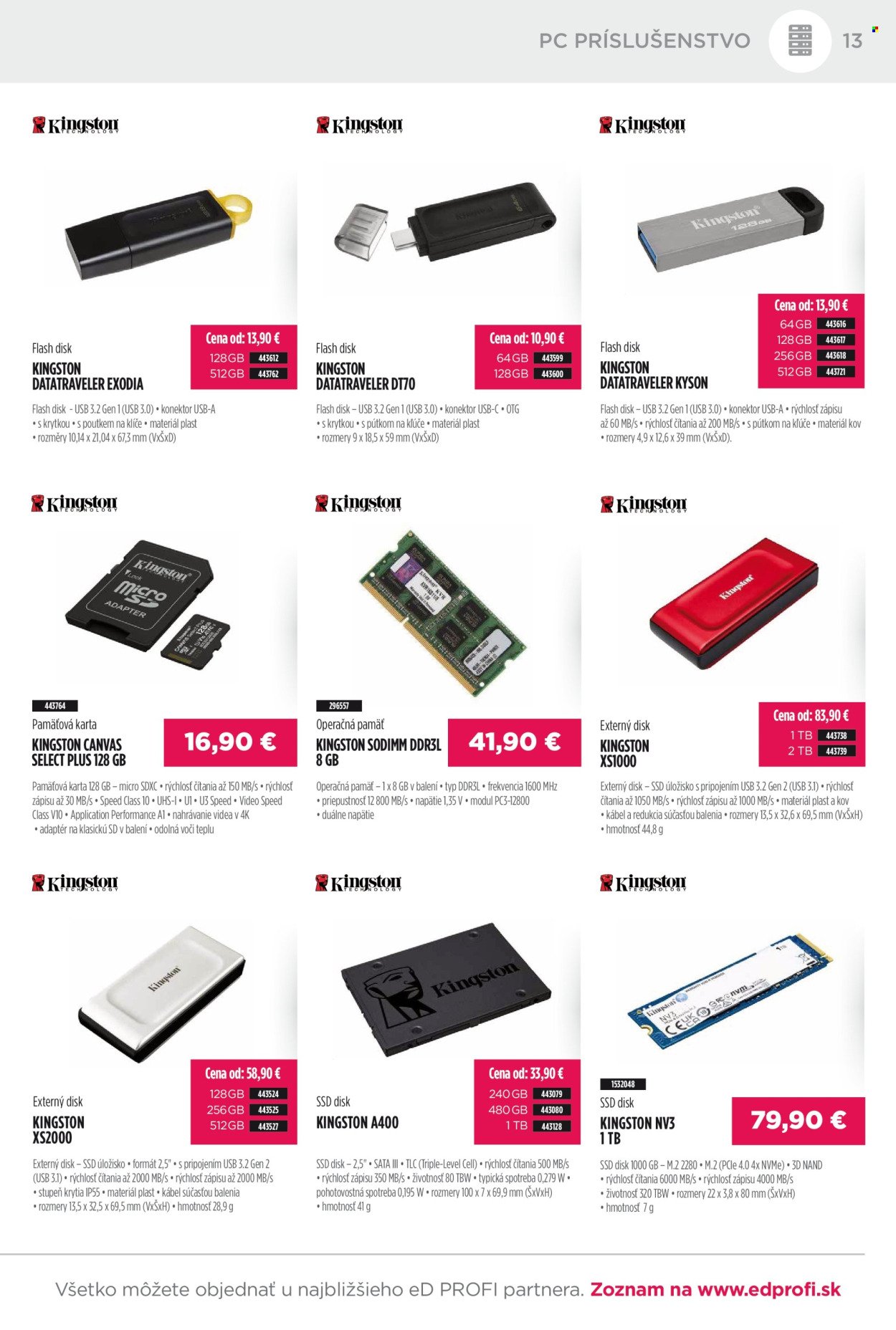 ED PROFI leták - Od pondelka 1.12.2025 (2025-12-01 - 2025-12-31) | 13