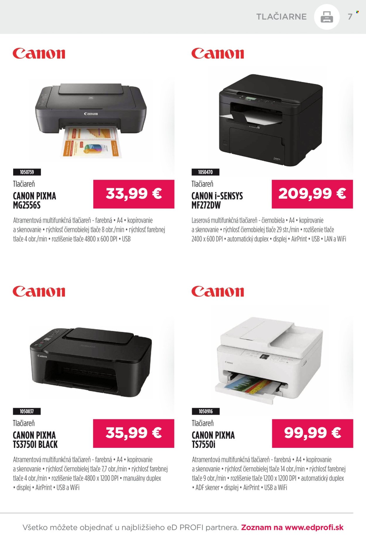 ED PROFI leták - Od pondelka 1.12.2025 (2025-12-01 - 2025-12-31) | 7