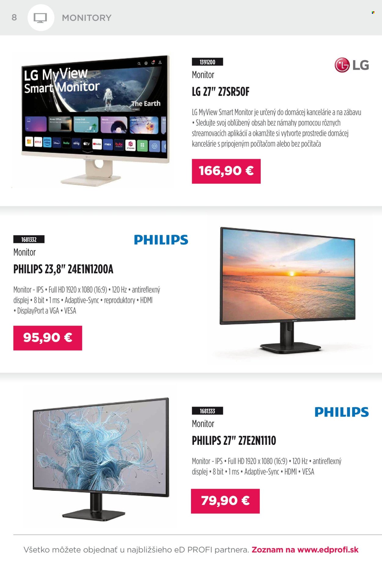 ED PROFI leták - Od pondelka 1.12.2025 (2025-12-01 - 2025-12-31) | 8