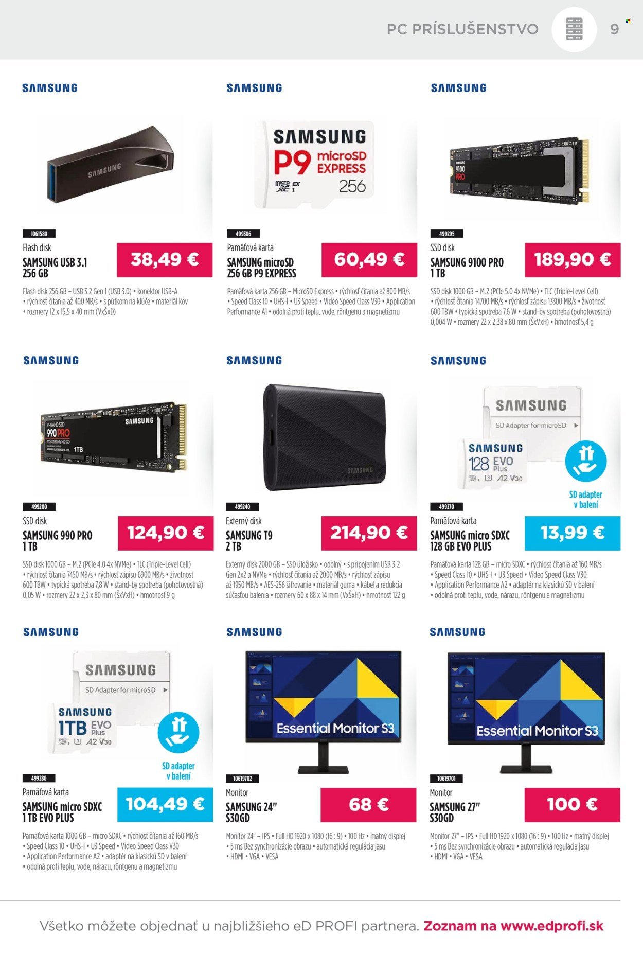 ED PROFI leták - Od pondelka 1.12.2025 (2025-12-01 - 2025-12-31) | 9