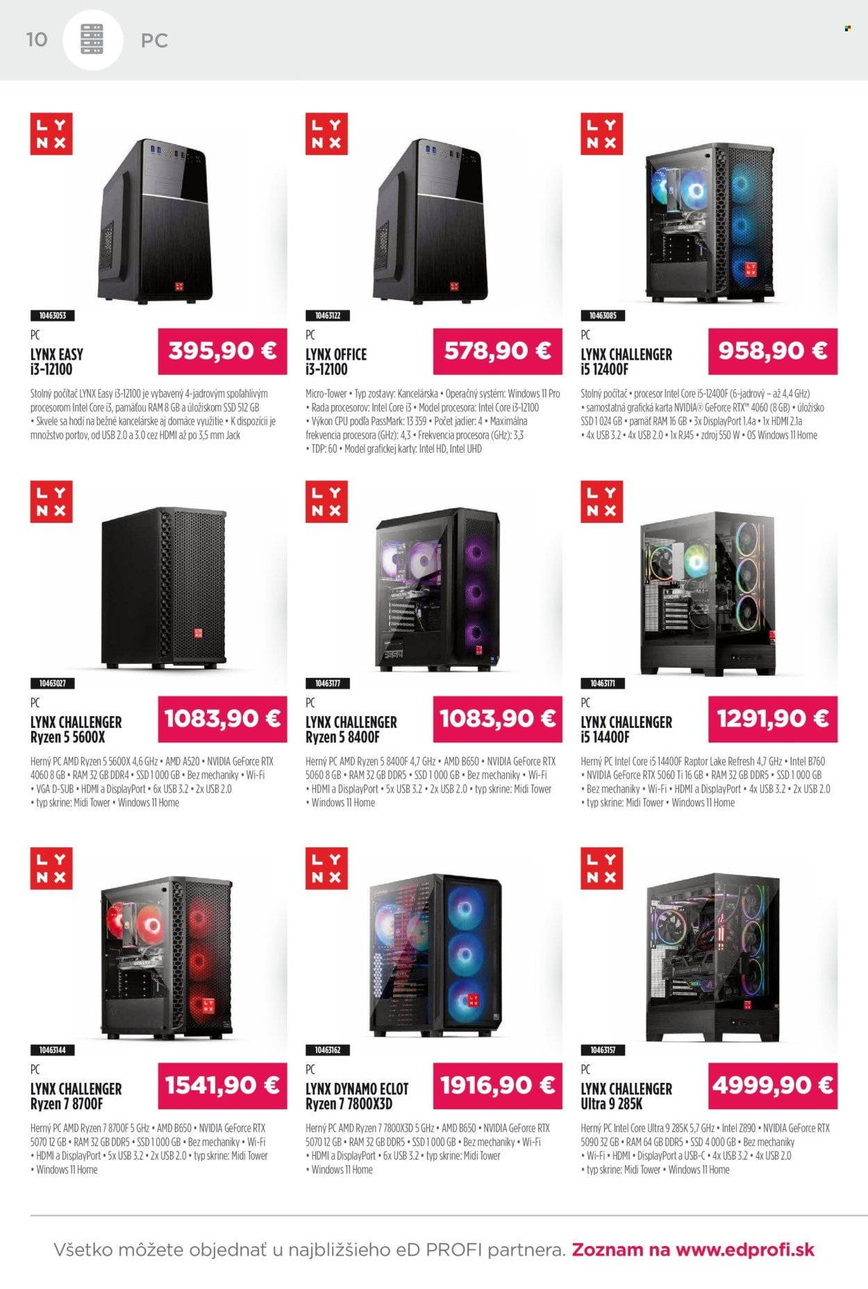 ED PROFI leták - Od pondelka 1.12.2025 (2025-12-01 - 2025-12-31) | 10