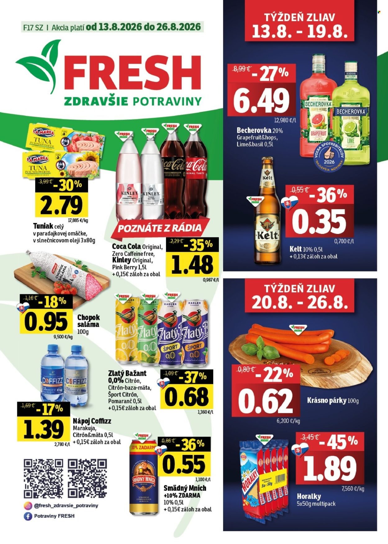 FRESH leták - Stredné a západné Slovensko