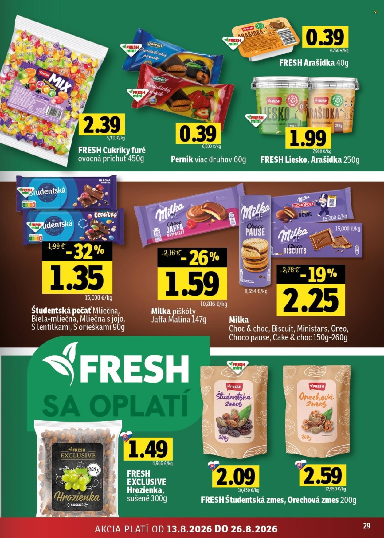 FRESH leták - Stredné a západné Slovensko