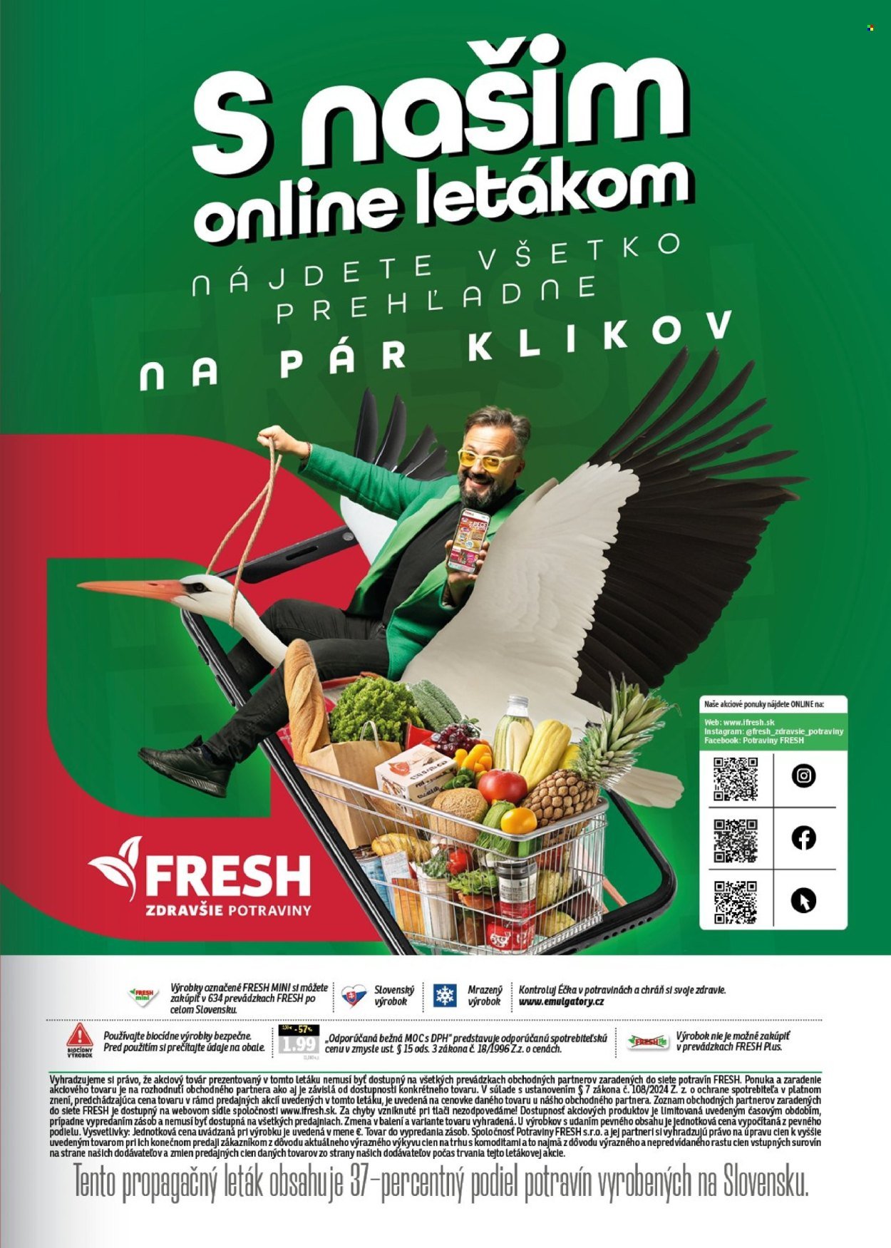 FRESH leták - Stredné a západné Slovensko