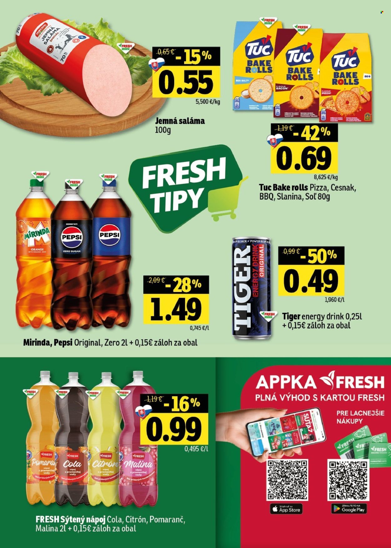 FRESH leták - Stredné a západné Slovensko