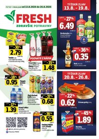 FRESH leták - Stredné a západné Slovensko