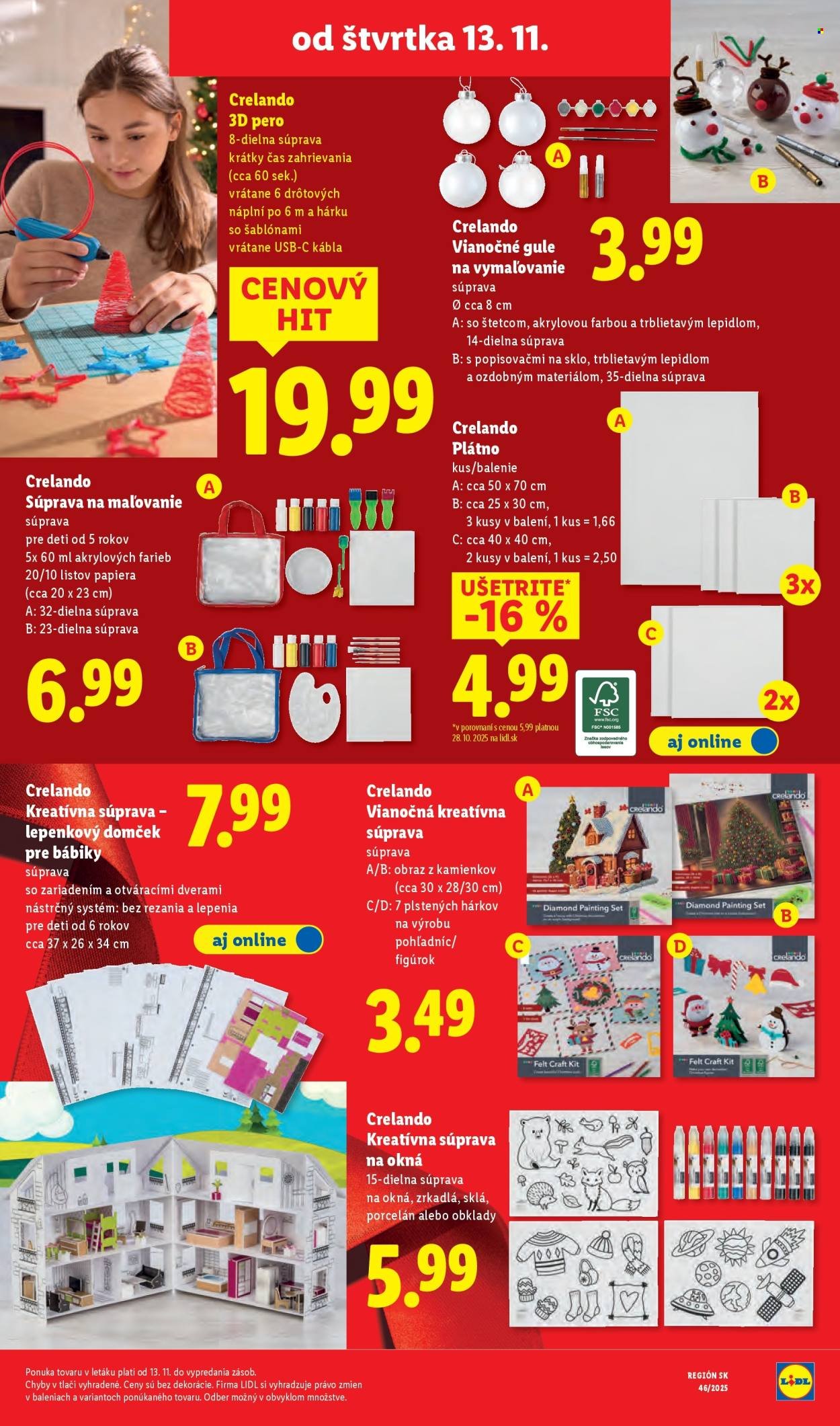 LIDL leták - Od štvrtka 13.11.2025 (2025-11-13 - 2025-11-16) | 46