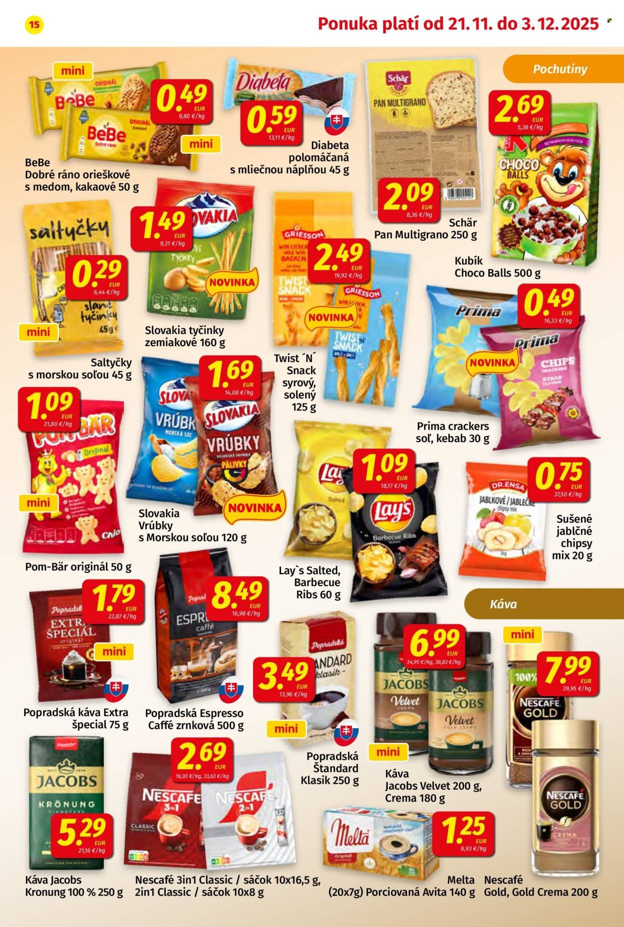 POTRAVINY KORUNA leták - Od piatka 21.11.2025 (2025-11-21 - 2025-12-03) | 15