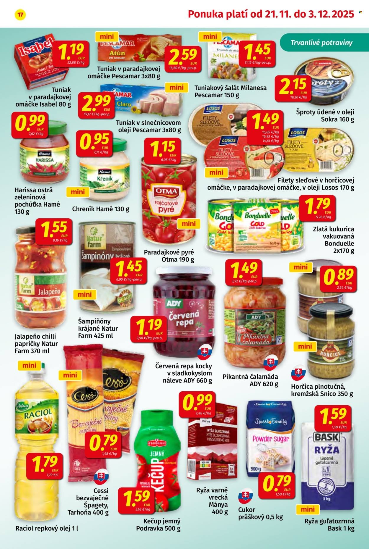 POTRAVINY KORUNA leták - Od piatka 21.11.2025 (2025-11-21 - 2025-12-03) | 17