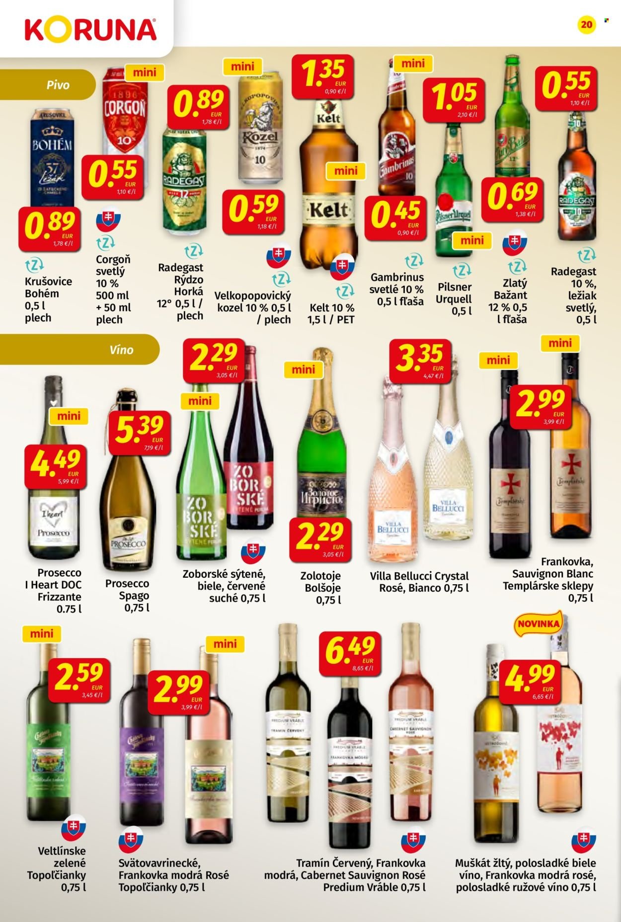 POTRAVINY KORUNA leták - Od piatka 21.11.2025 (2025-11-21 - 2025-12-03) | 20