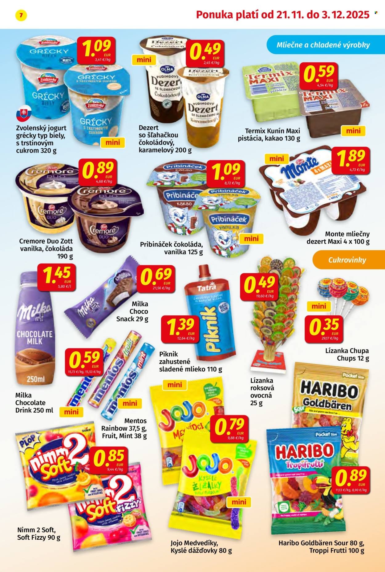 POTRAVINY KORUNA leták - Od piatka 21.11.2025 (2025-11-21 - 2025-12-03) | 7