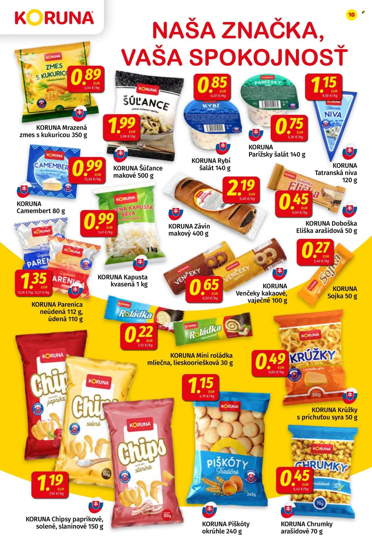 POTRAVINY KORUNA leták - Od piatka 21.11.2025 (2025-11-21 - 2025-12-03) | 10