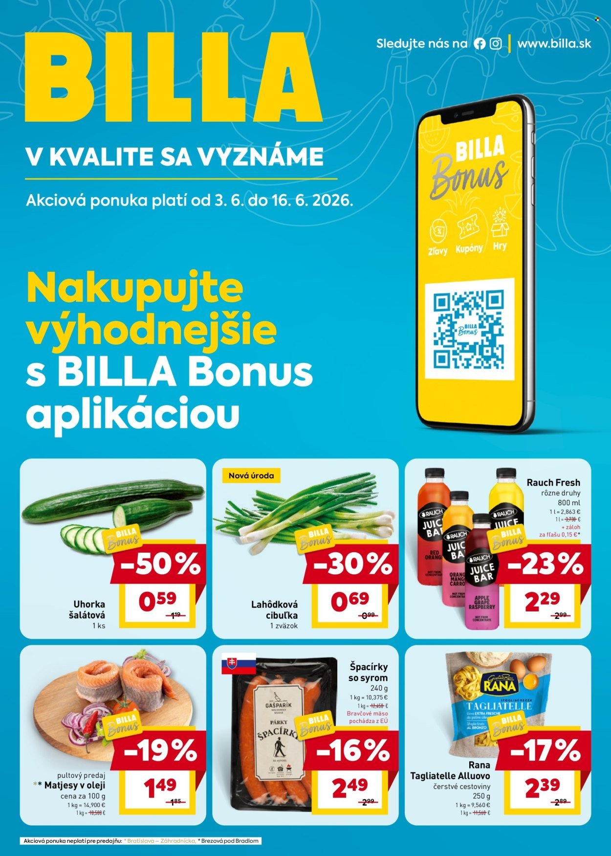 BILLA leták - Bonus leták