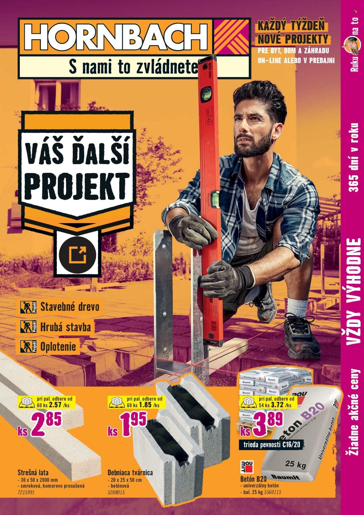 HORNBACH leták - Váš ďalší projekt - Stavebniny
