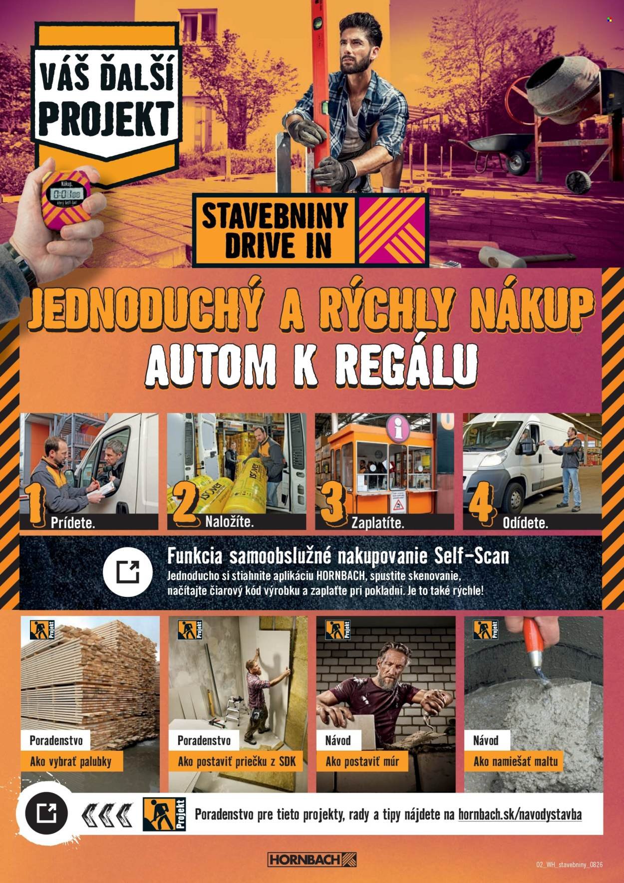 HORNBACH leták - Váš ďalší projekt - Stavebniny