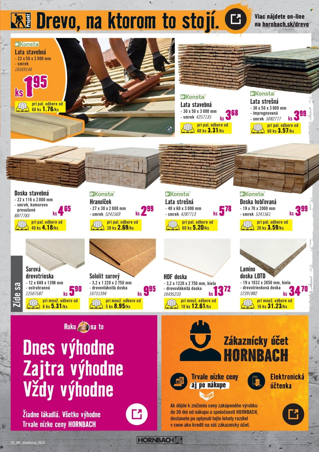 HORNBACH leták - Váš ďalší projekt - Stavebniny