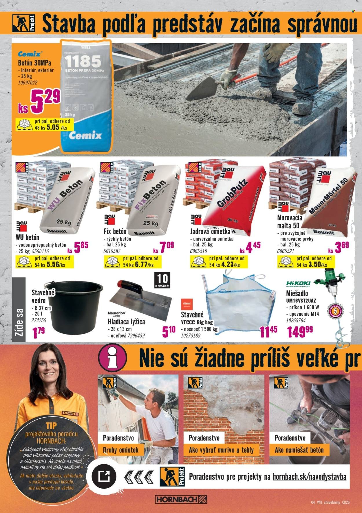 HORNBACH leták - Váš ďalší projekt - Stavebniny