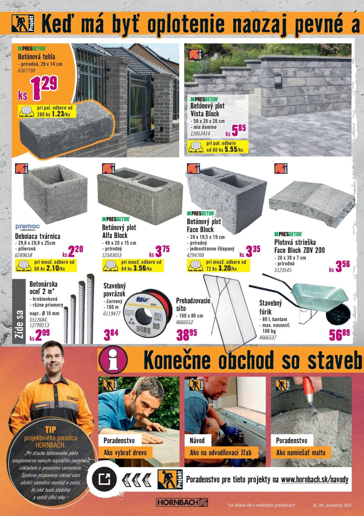HORNBACH leták - Váš ďalší projekt - Stavebniny