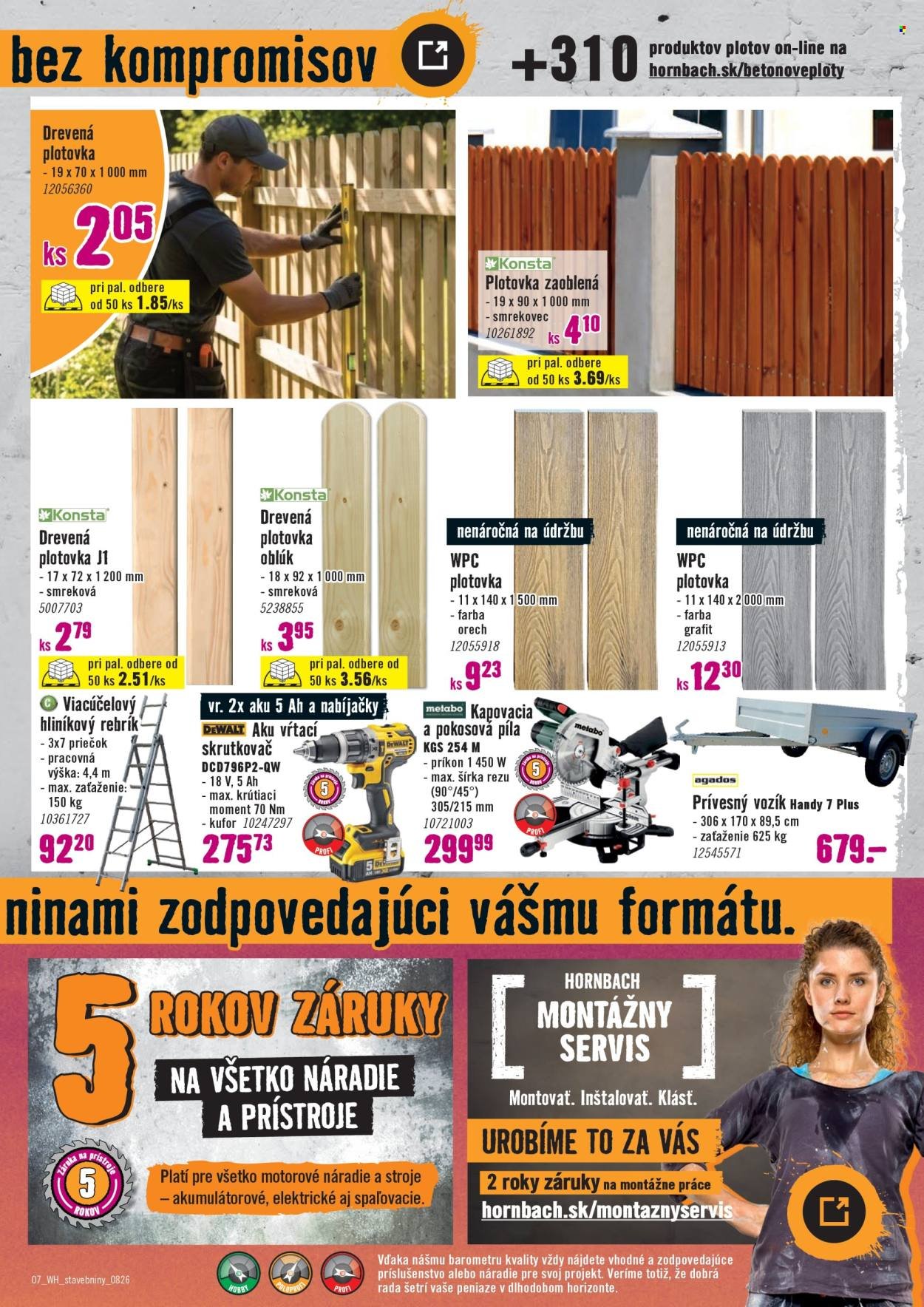 HORNBACH leták - Váš ďalší projekt - Stavebniny