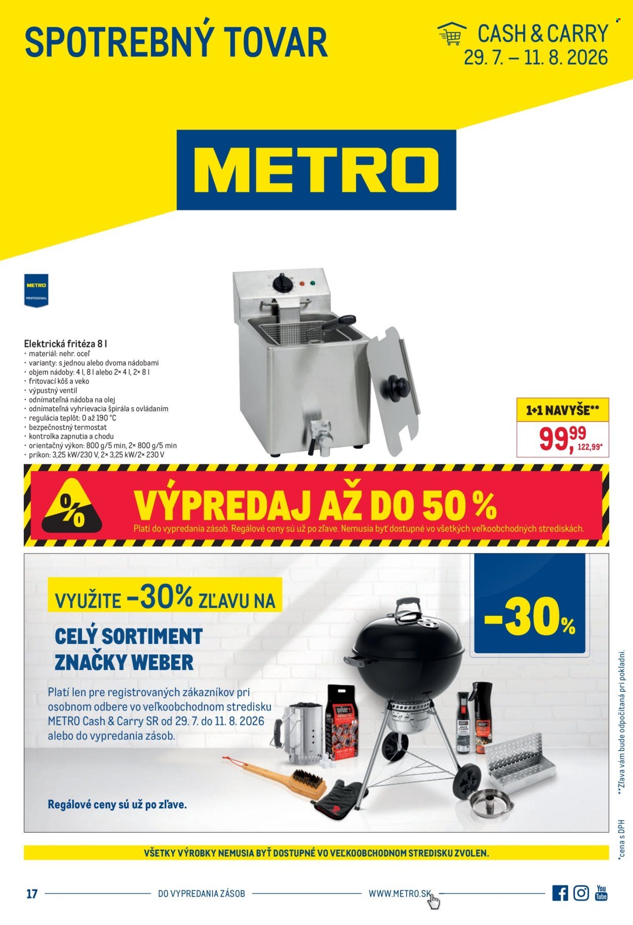 METRO leták - Spotrebný tovar