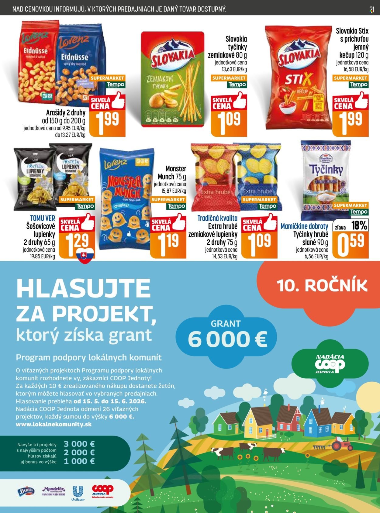 COOP JEDNOTA leták - Od štvrtka 21.5.2026 (2026-05-21 - 2026-05-27) | 21