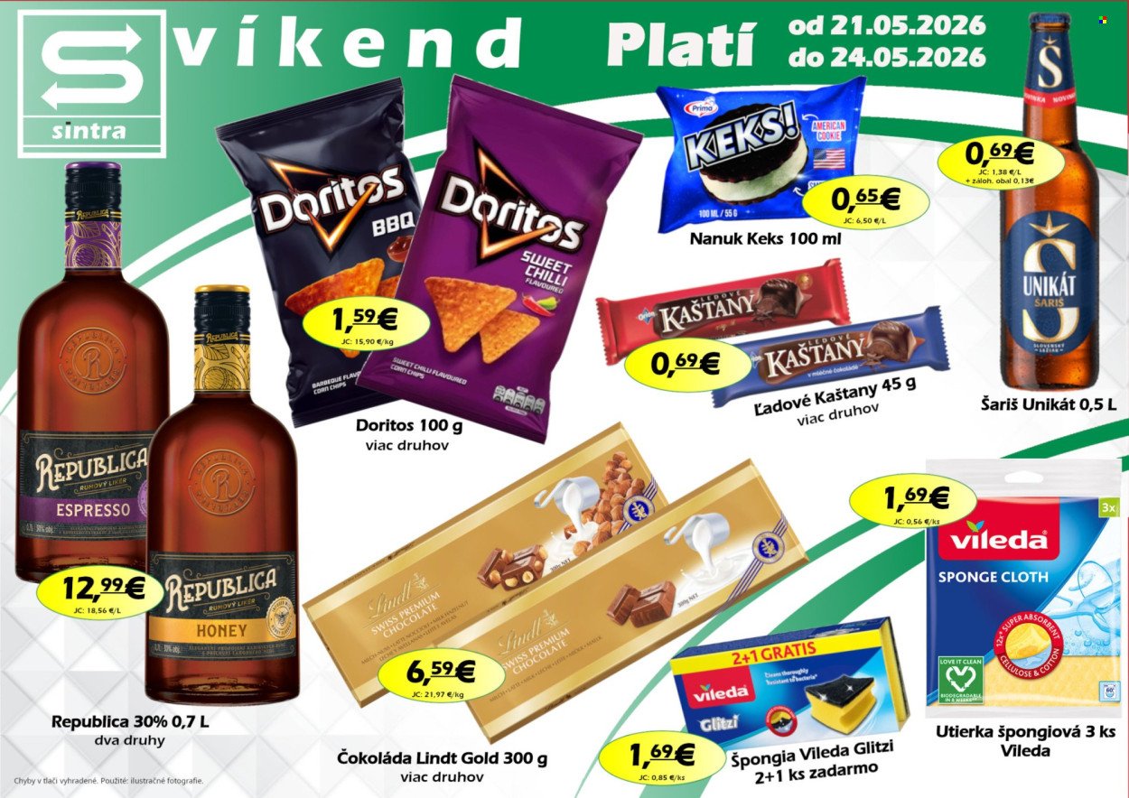 SINTRA leták - Od štvrtka 21.5.2026 (2026-05-21 - 2026-05-24) | 1