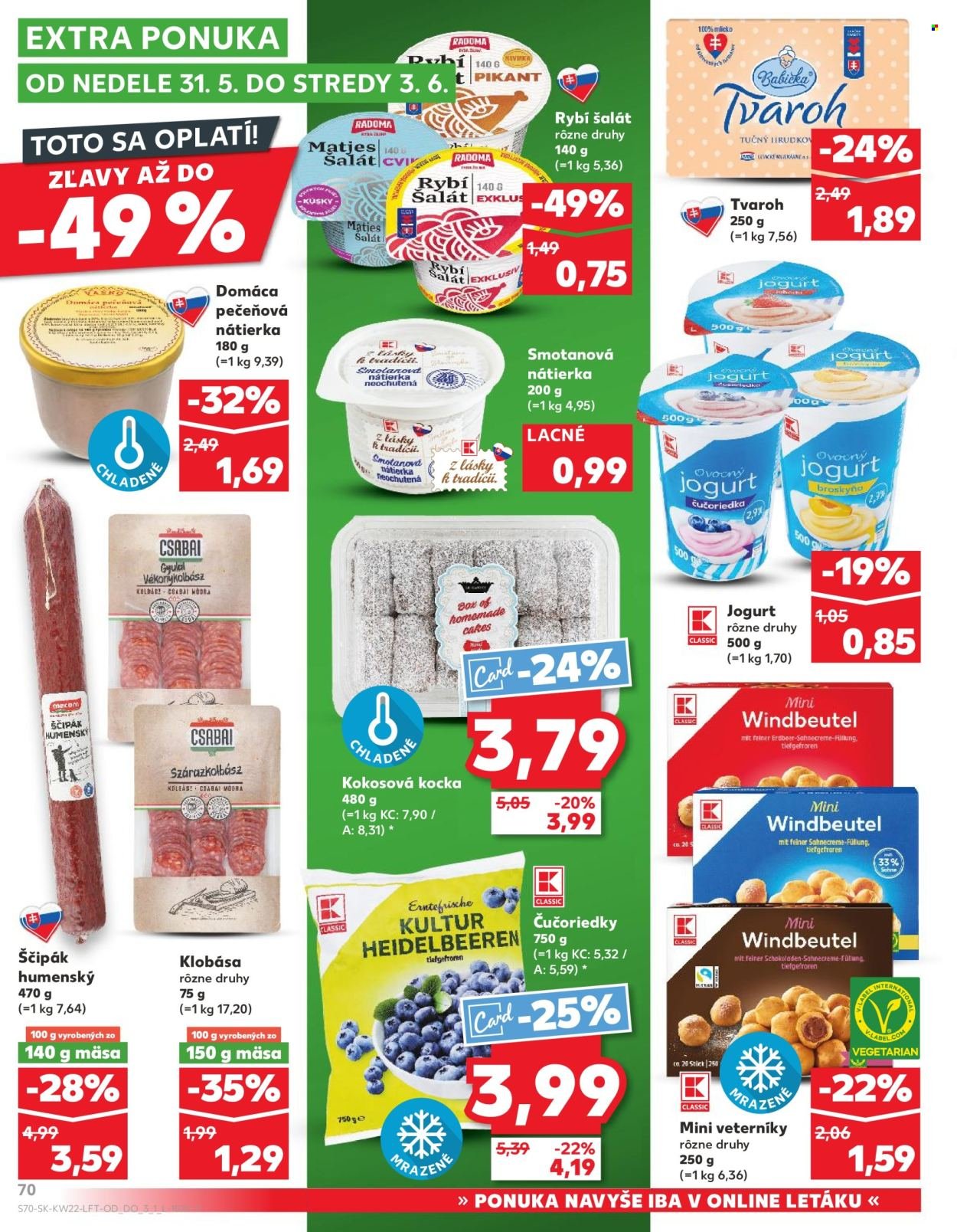 KAUFLAND leták - Od štvrtka 28.5.2026 (2026-05-28 - 2026-06-03) | 70