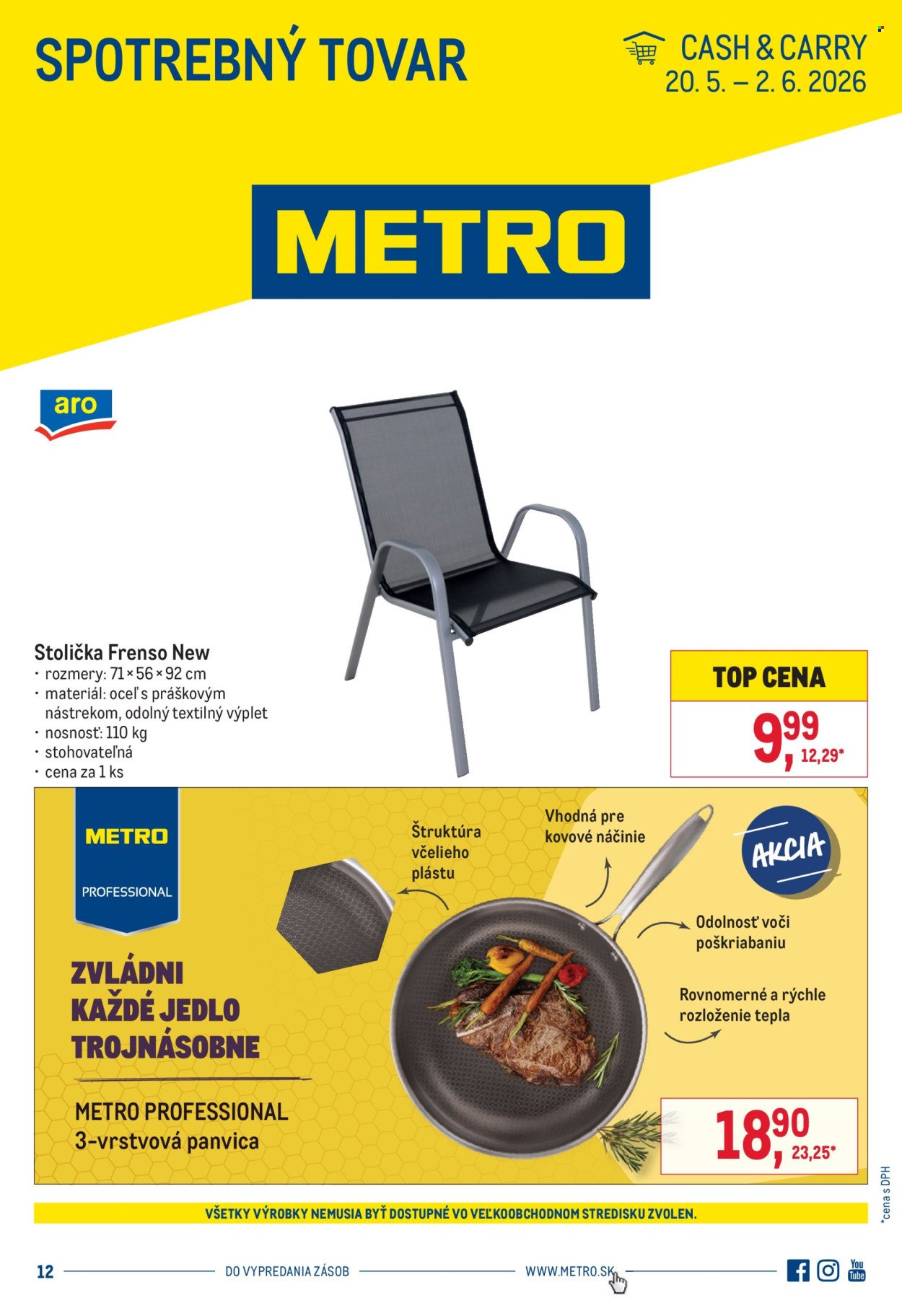 METRO leták - Spotrebný tovar (2026-05-20 - 2026-06-02) | 1