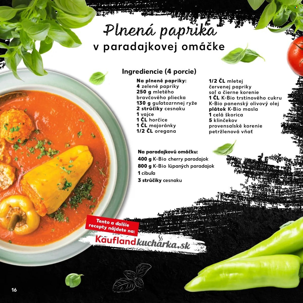 KAUFLAND leták - Sprievodca svetom paradajok (2024-11-21) | 16