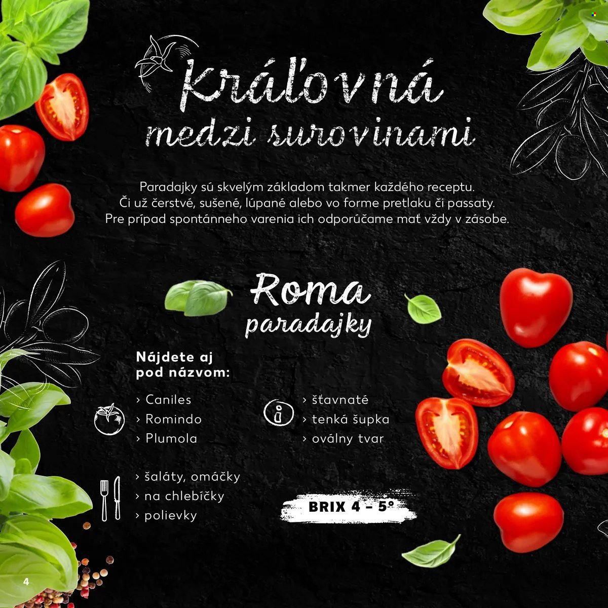 KAUFLAND leták - Sprievodca svetom paradajok (2024-11-21) | 4