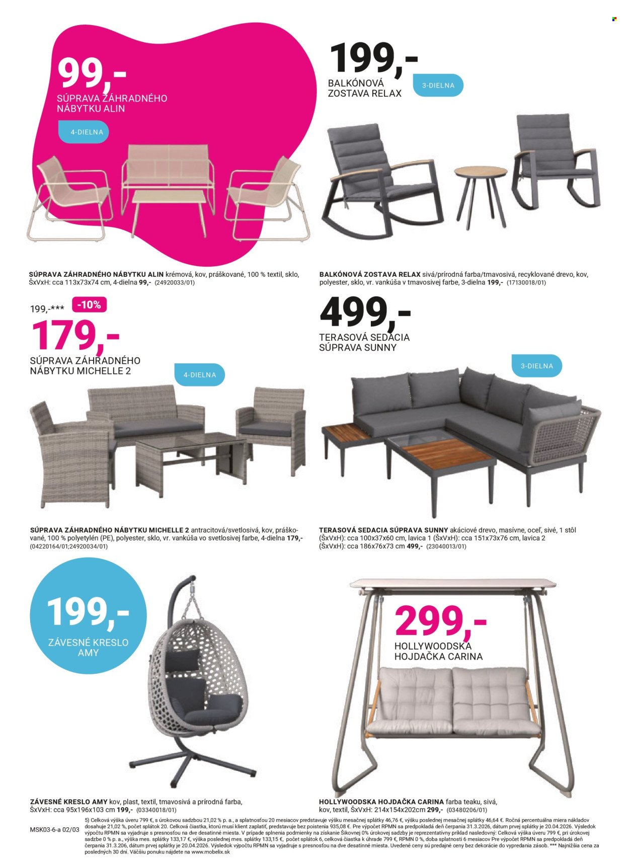 MÖBELIX leták - Nový look záhrady dostupný všetkým (2026-03-09 - 2026-04-05) | 2