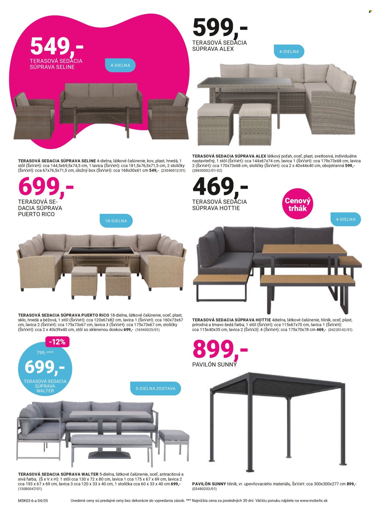 MÖBELIX leták - Nový look záhrady dostupný všetkým (2026-03-09 - 2026-04-05) | 4