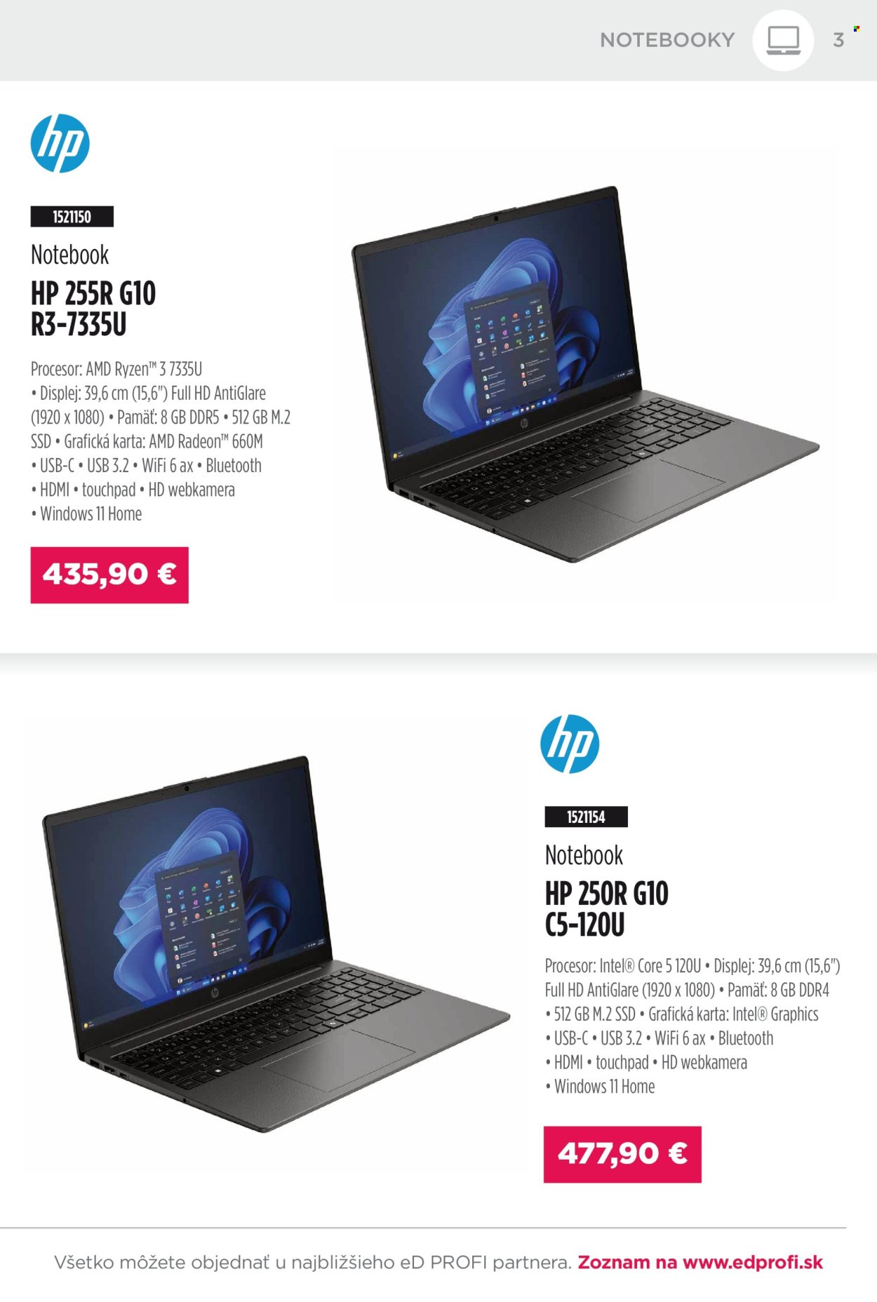 ED PROFI leták - Od nedele 1.2.2026 (2026-02-01 - 2026-02-28) | 3