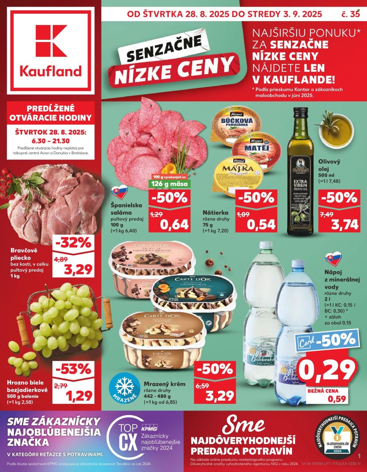KAUFLAND leták - Od štvrtka 28.8.2025 (2025-08-28 - 2025-09-03) | 1