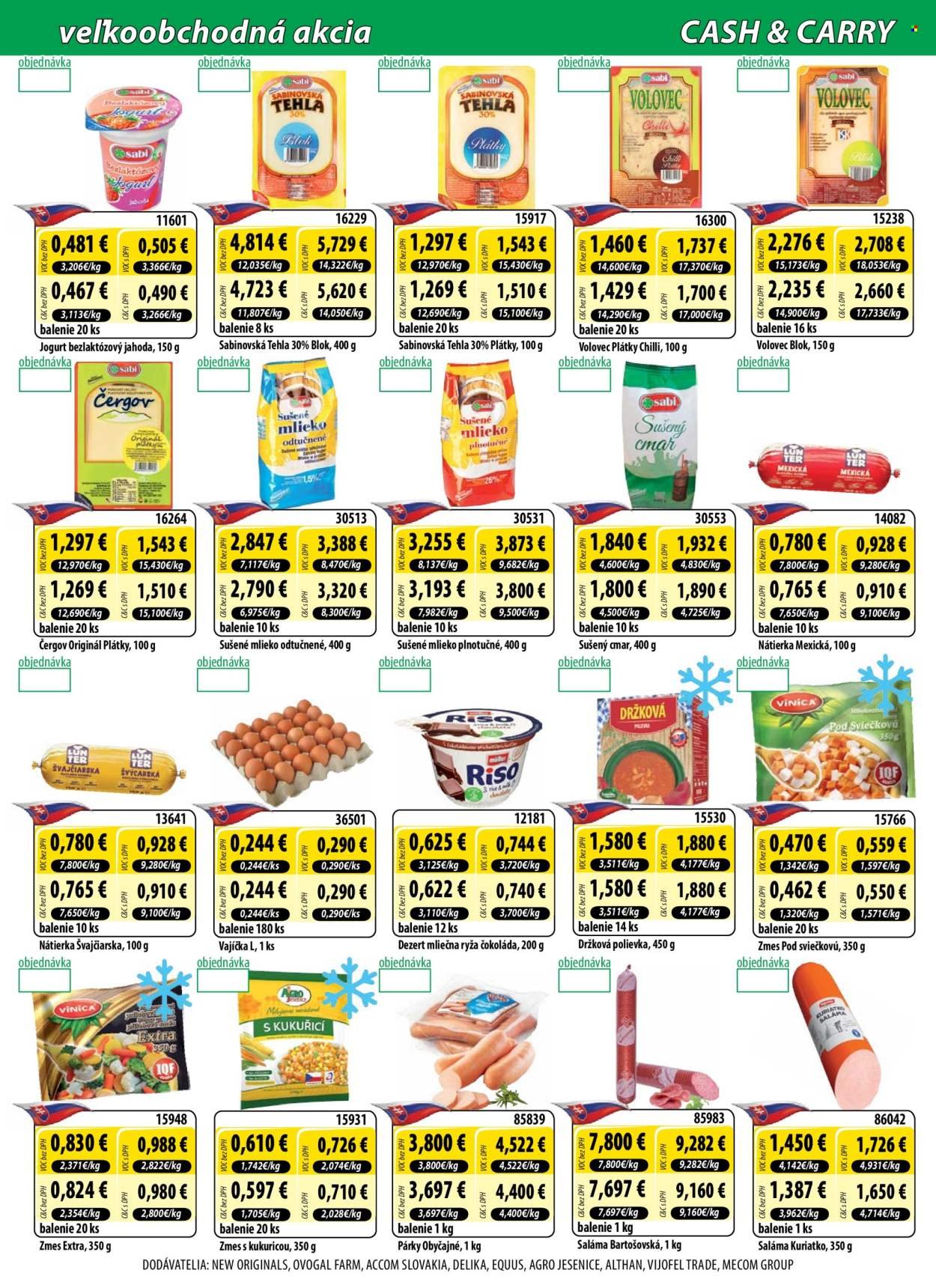 MILK AGRO leták - Cash & Carry