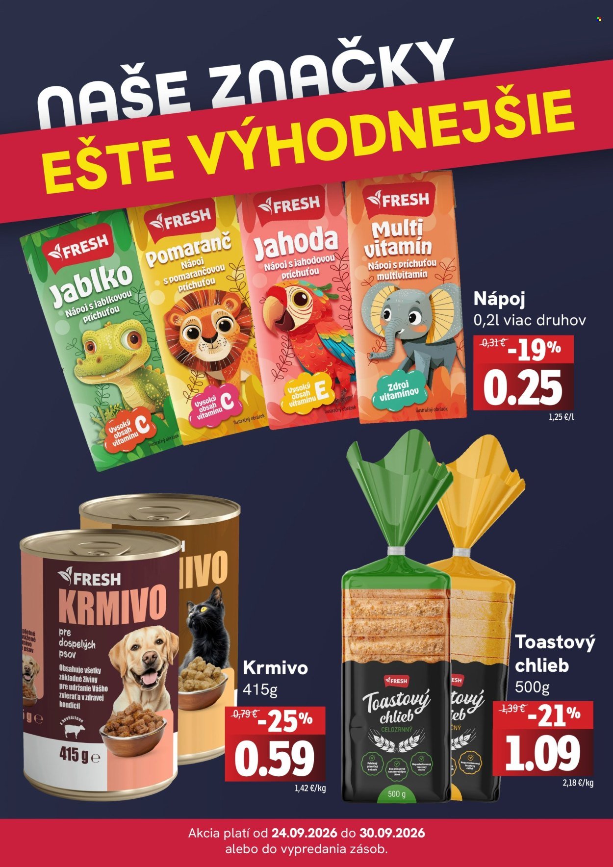 FRESH leták - Týždenná akcia
