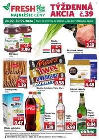 FRESH leták - Týždenná akcia