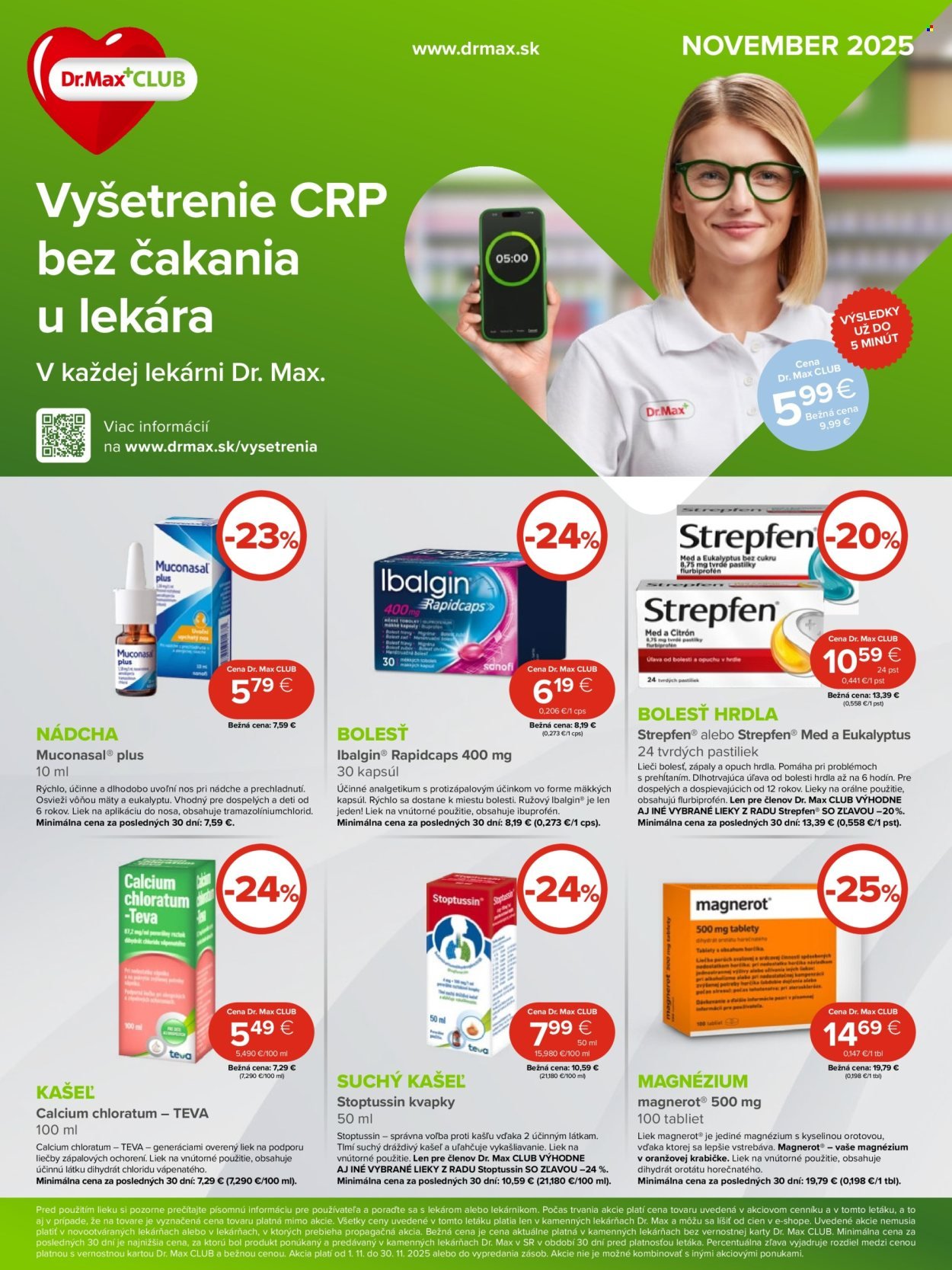 DR. MAX leták - Od soboty 1.11.2025 (2025-11-01 - 2025-11-30) | 1