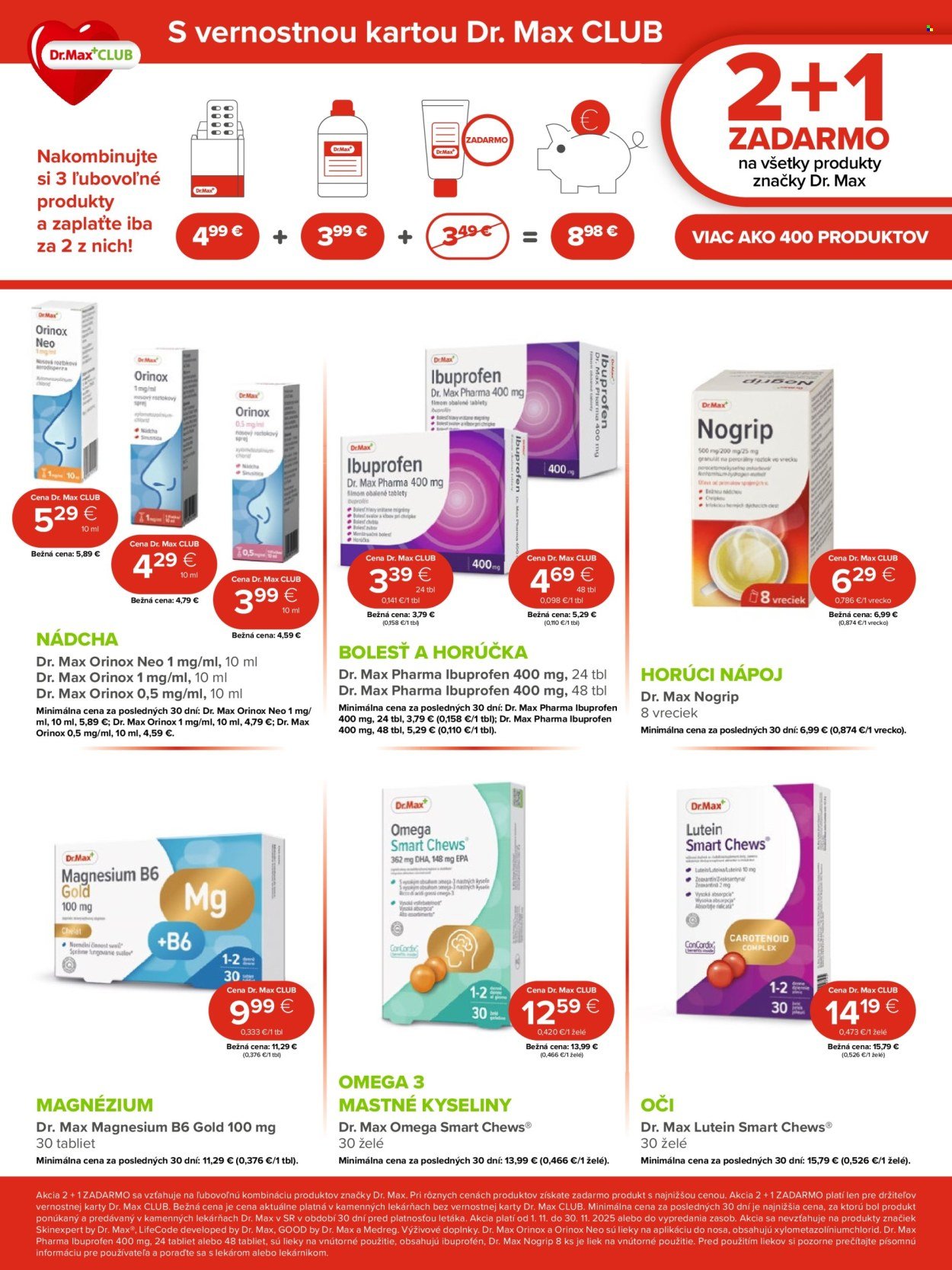 DR. MAX leták - Od soboty 1.11.2025 (2025-11-01 - 2025-11-30) | 12