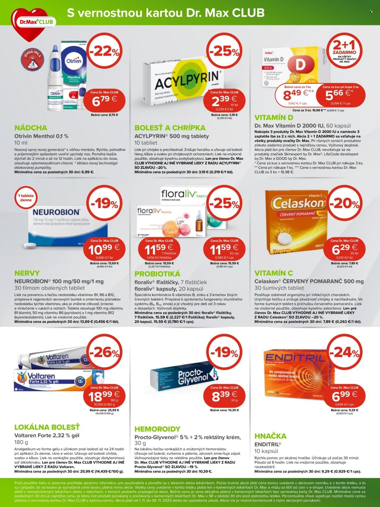 DR. MAX leták - Od soboty 1.11.2025 (2025-11-01 - 2025-11-30) | 3