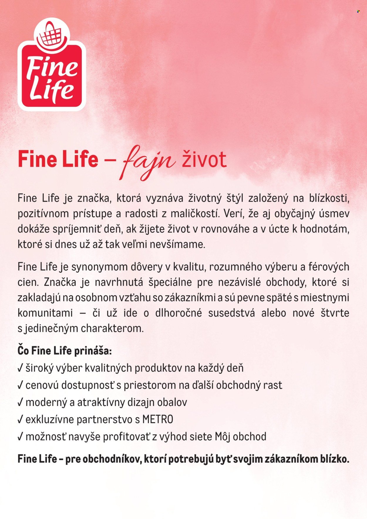 METRO leták - Novinky v sortimente vlastných značiek