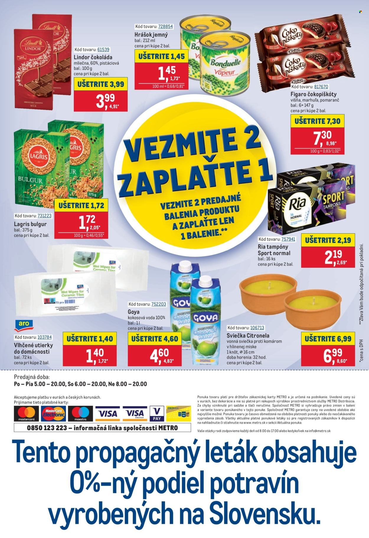 METRO leták - Vezmite 2 Zaplaťte 1